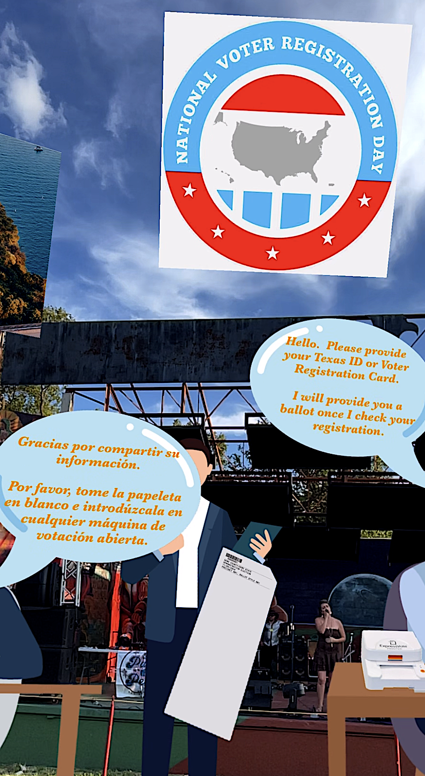 National Voter Registration Day AR Event